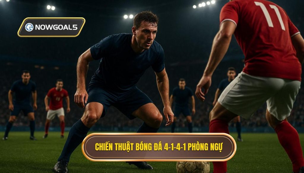 Chiến thuật bóng đá 4-1-4-1 phòng ngự