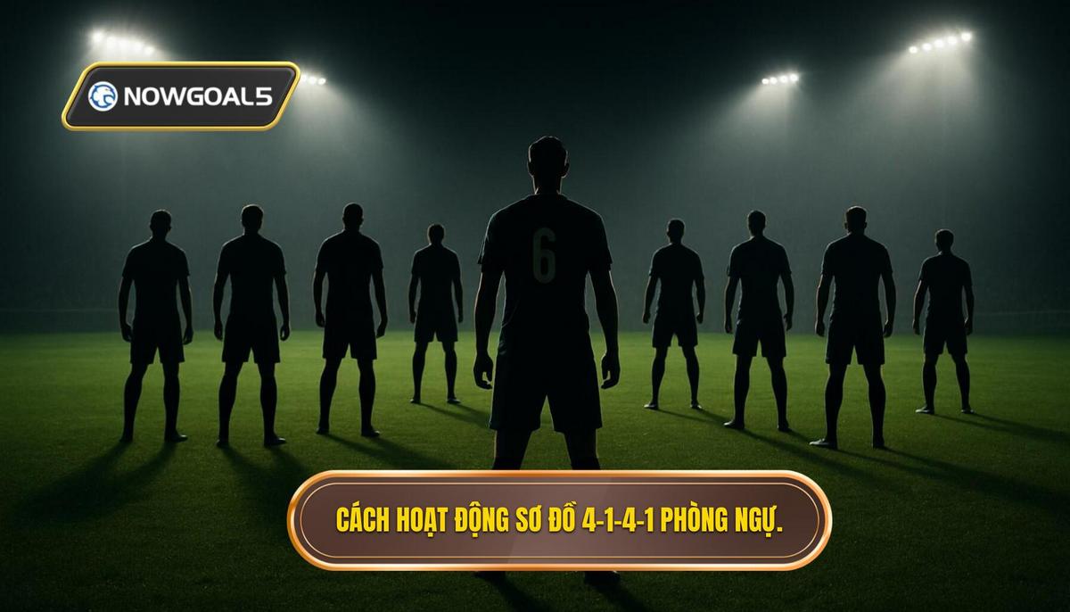 Sơ đồ 4-1-4-1 phòng ngự hoạt động như thế nào_