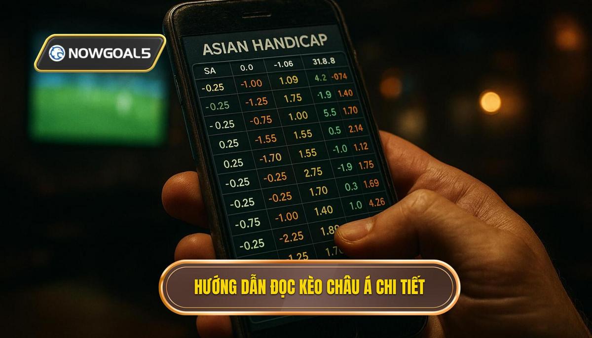 Hướng dẫn chi tiết cách đọc kèo châu Á qua từng tỷ lệ phổ biến