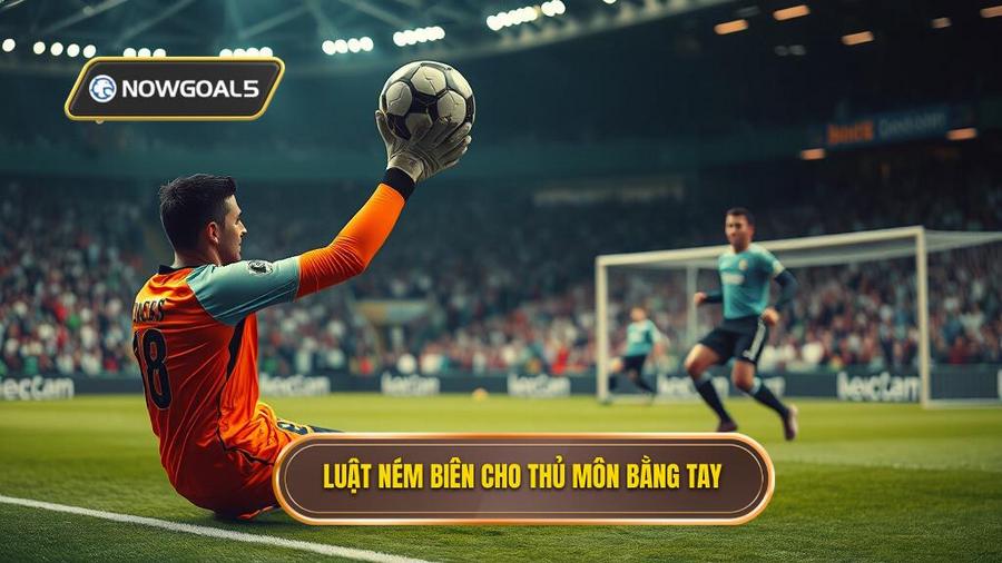 1. Luật ném biên cho thủ môn bằng tay