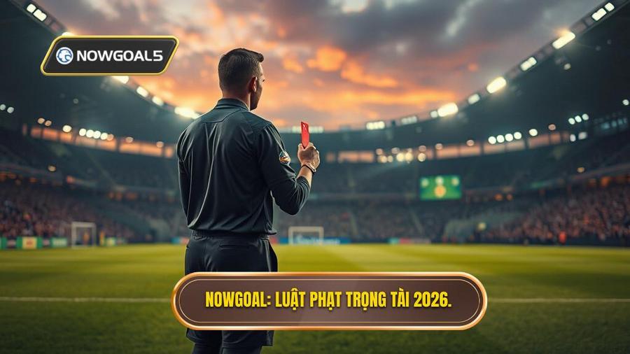 NOWGOAL_ Luật phạt trọng tài 2026.