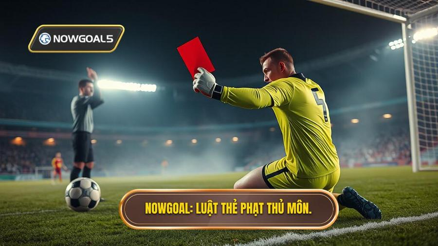 NOWGOAL_ Luật thẻ phạt thủ môn.
