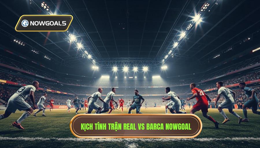 Kịch tính trận Real vs Barca Nowgoal